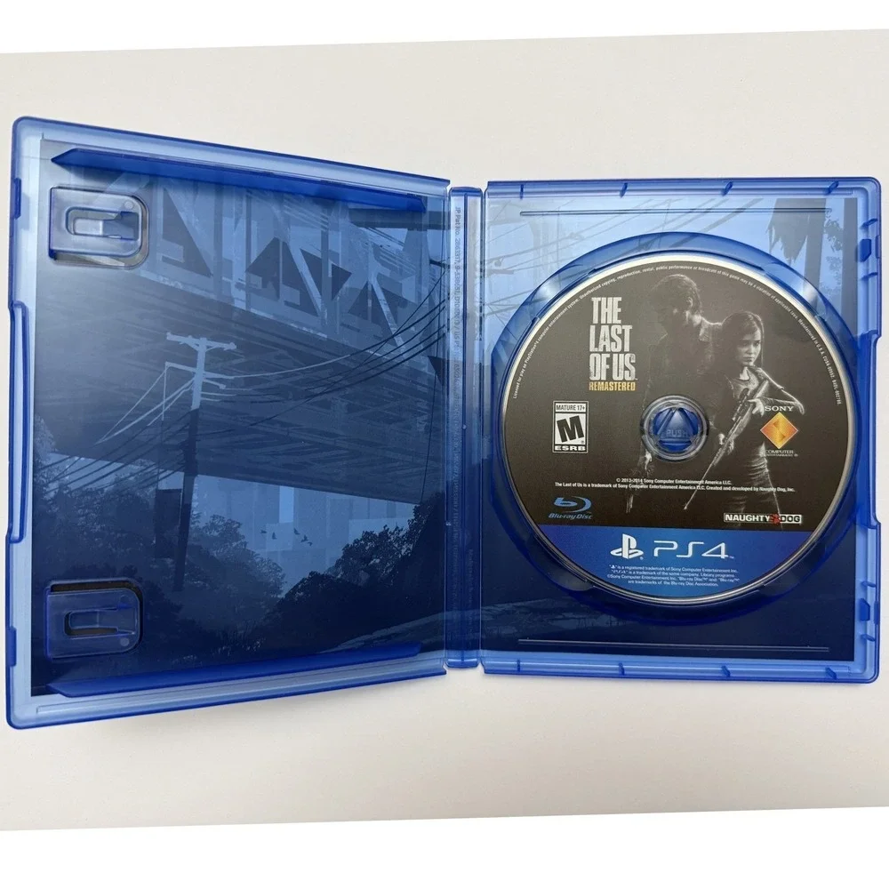 The‎ Last of Us Remastered (Sony PlayStation 4, 2014) PS4 Case & Disc